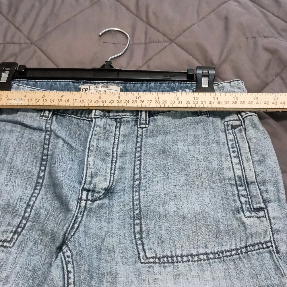 Free People Light Blue Denim Shorts - Picture 12 of 12